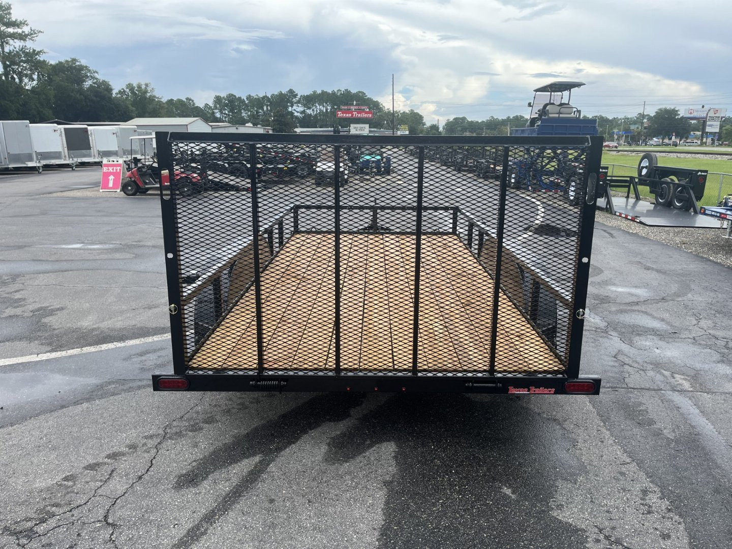New UT61470 TEXAS TRAILERS 6'10" X 14' UTILITY TRAILER