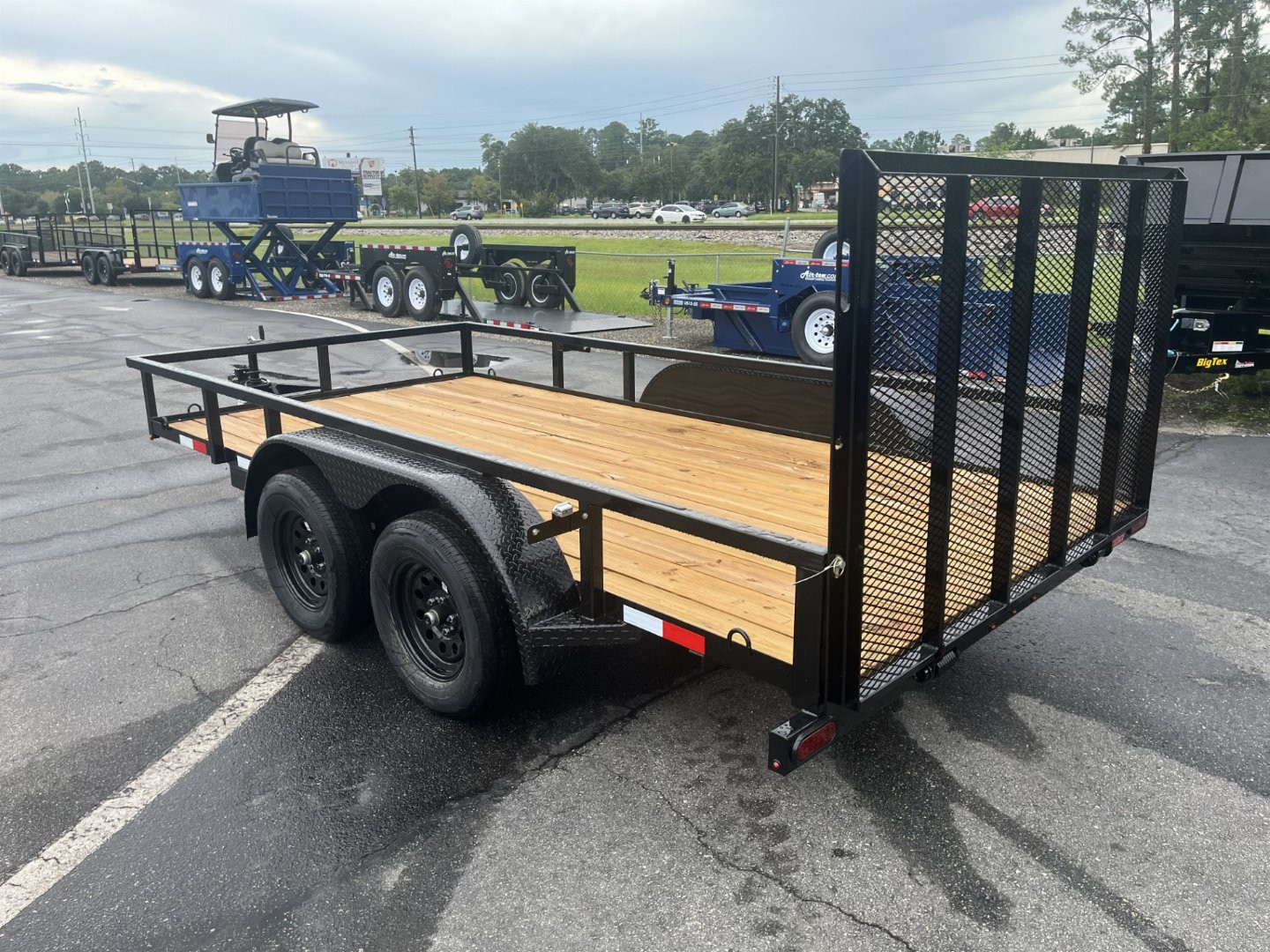 New UT61470 TEXAS TRAILERS 6'10" X 14' UTILITY TRAILER