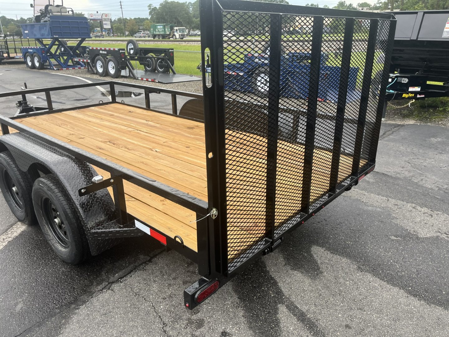 New UT61470 TEXAS TRAILERS 6'10" X 14' UTILITY TRAILER