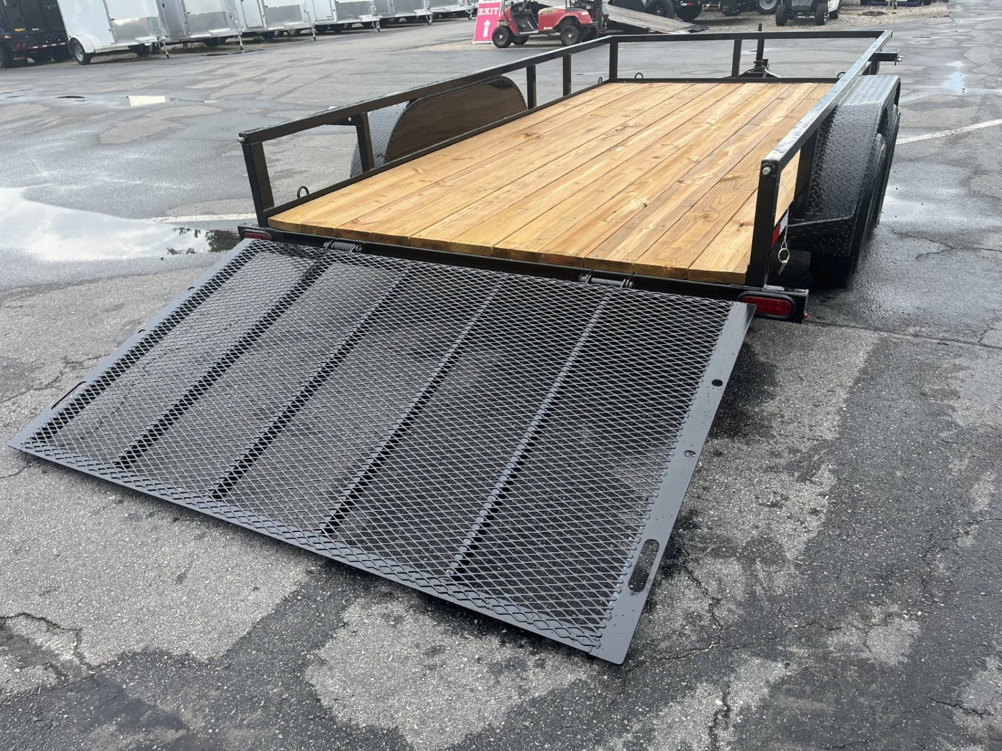 New UT61470 TEXAS TRAILERS 6'10" X 14' UTILITY TRAILER