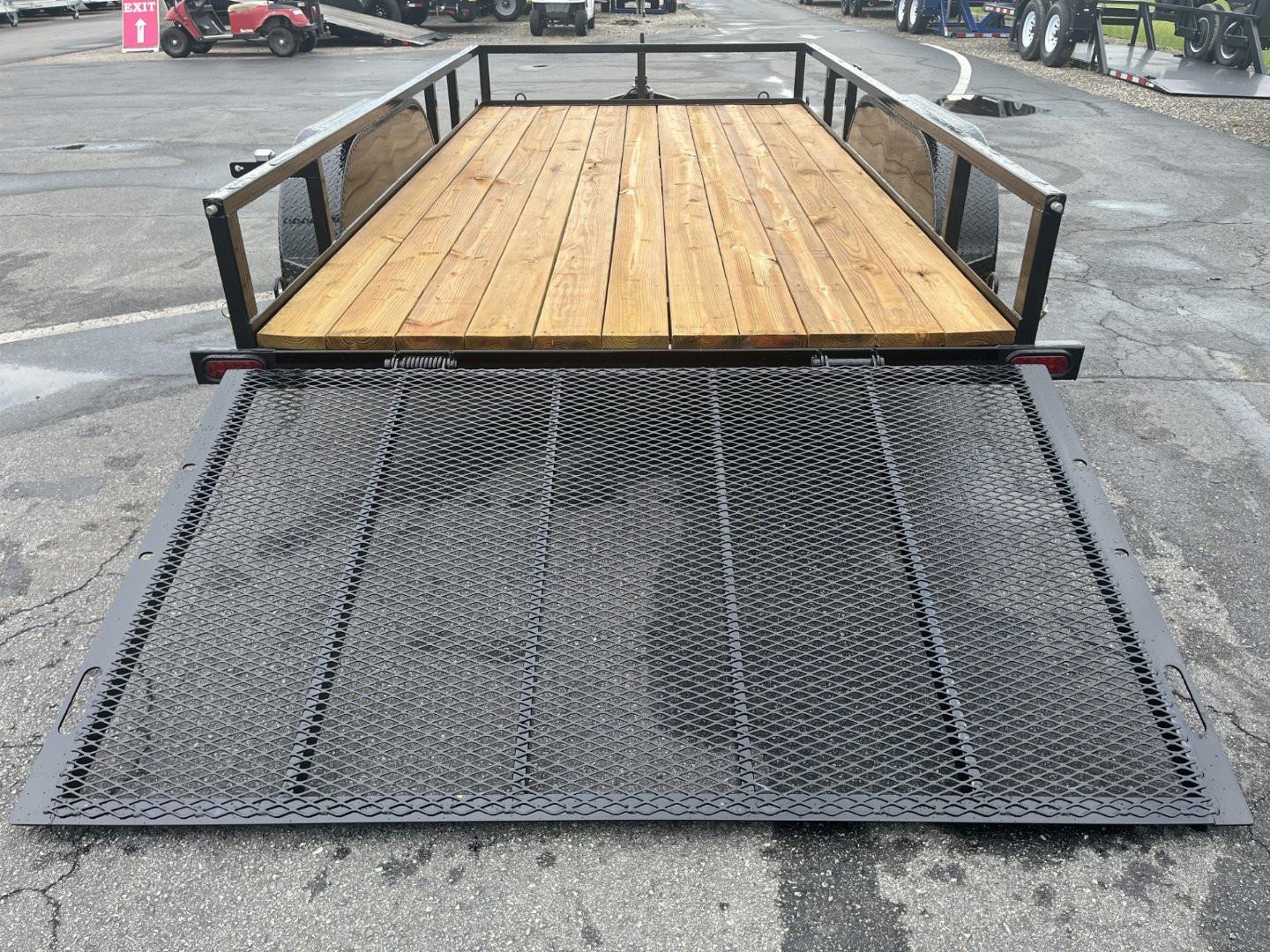 New UT61470 TEXAS TRAILERS 6'10" X 14' UTILITY TRAILER