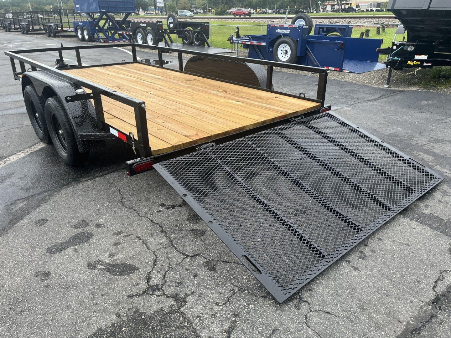 New UT61470 TEXAS TRAILERS 6'10" X 14' UTILITY TRAILER