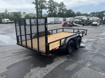 New UT61470 TEXAS TRAILERS 6'10" X 14' UTILITY TRAILER