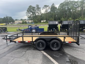 New UT61470 TEXAS TRAILERS 6'10" X 14' UTILITY TRAILER