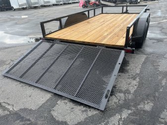 New UT61470 TEXAS TRAILERS 6'10" X 14' UTILITY TRAILER