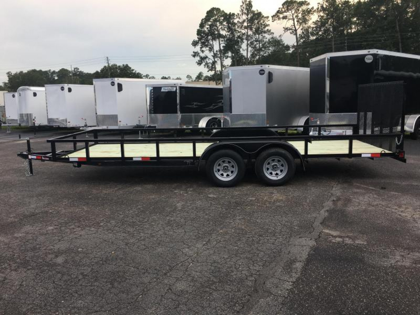 New UT61870 TEXAS TRAILERS 6'10" X 18' UTILITY TRAILER
