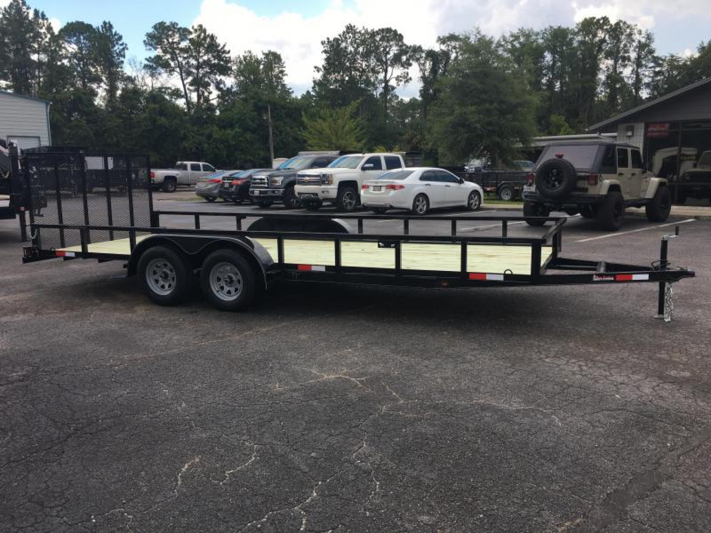 New UT61870 TEXAS TRAILERS 6'10" X 18' UTILITY TRAILER