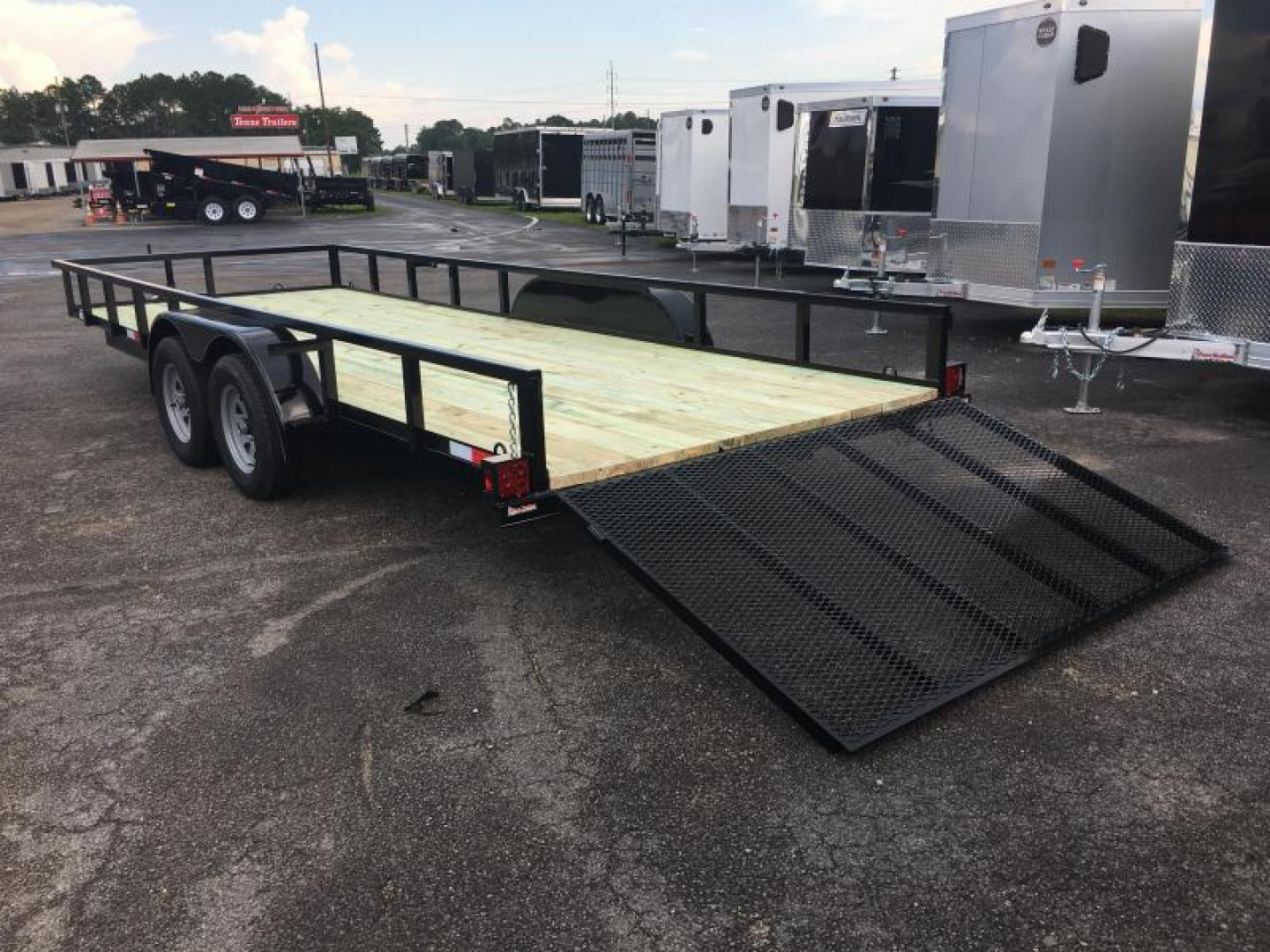New UT61870 TEXAS TRAILERS 6'10" X 18' UTILITY TRAILER
