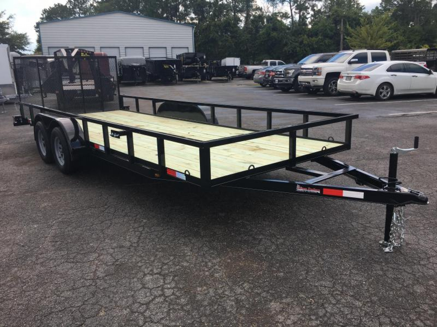 New UT61870 TEXAS TRAILERS 6'10" X 18' UTILITY TRAILER