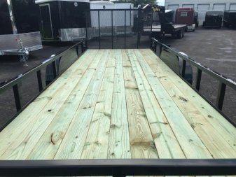 New UT61870 TEXAS TRAILERS 6'10" X 18' UTILITY TRAILER