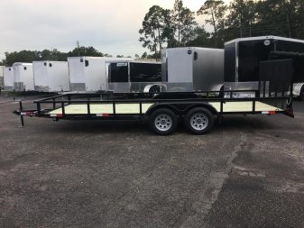 New UT61870 TEXAS TRAILERS 6'10" X 18' UTILITY TRAILER
