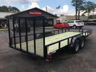 New UT61870 TEXAS TRAILERS 6'10" X 18' UTILITY TRAILER