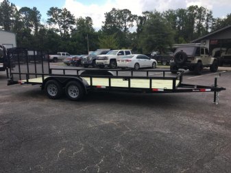 New UT61870 TEXAS TRAILERS 6'10" X 18' UTILITY TRAILER