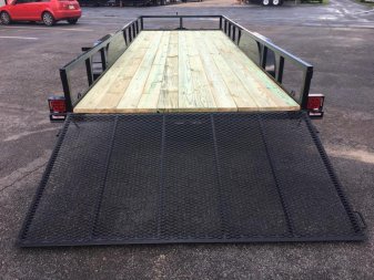 New UT61870 TEXAS TRAILERS 6'10" X 18' UTILITY TRAILER