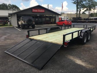 New UT61870 TEXAS TRAILERS 6'10" X 18' UTILITY TRAILER