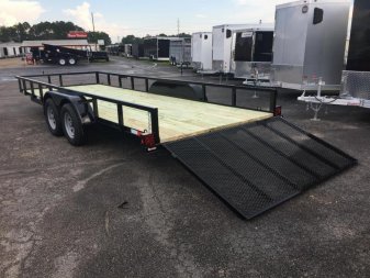New UT61870 TEXAS TRAILERS 6'10" X 18' UTILITY TRAILER