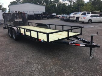 New UT61870 TEXAS TRAILERS 6'10" X 18' UTILITY TRAILER