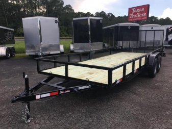 New UT61870 TEXAS TRAILERS 6'10  X 18' UTILITY TRAILER