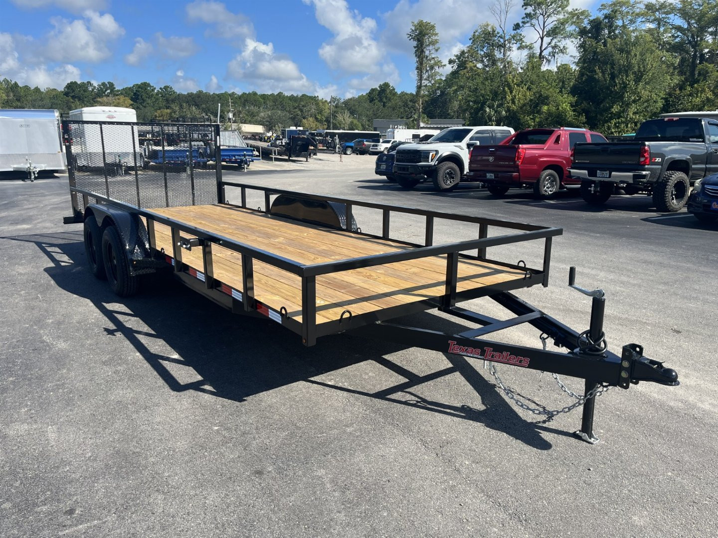 New UT62070 TEXAS TRAILERS 6'10" X 20' UTILITY TRAILER