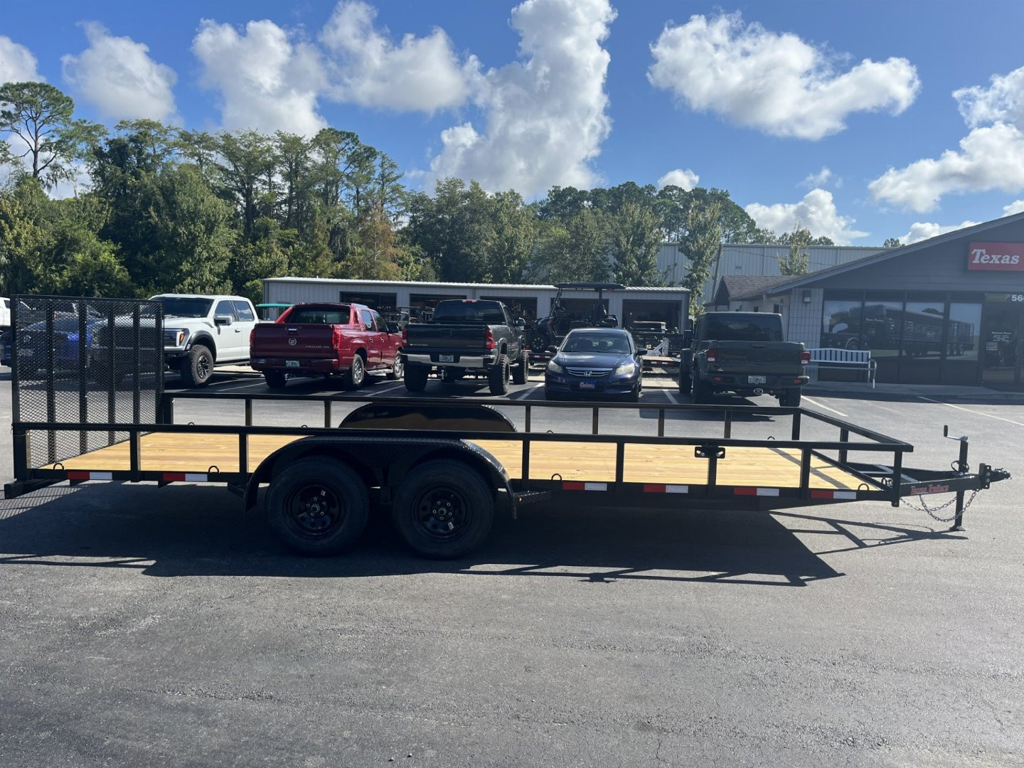 New UT62070 TEXAS TRAILERS 6'10" X 20' UTILITY TRAILER