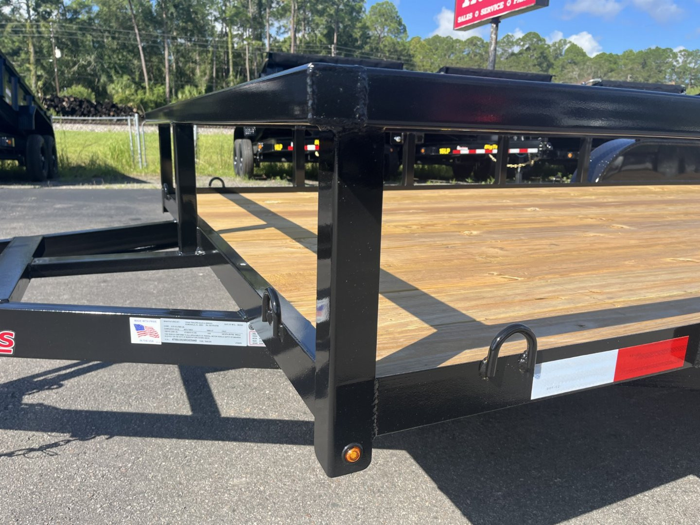 New UT62070 TEXAS TRAILERS 6'10" X 20' UTILITY TRAILER