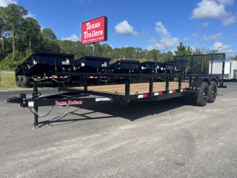 New UT62070 TEXAS TRAILERS 6'10  X 20' UTILITY TRAILER
