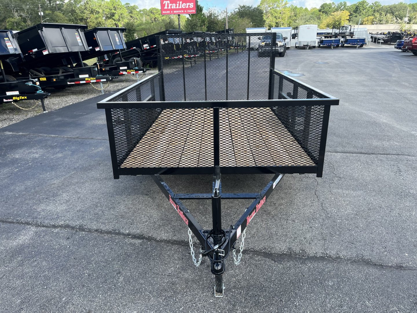 New LM61035 TEXAS TRAILERS 6'4" X 10' LAWN MAINTENANCE TRAILER