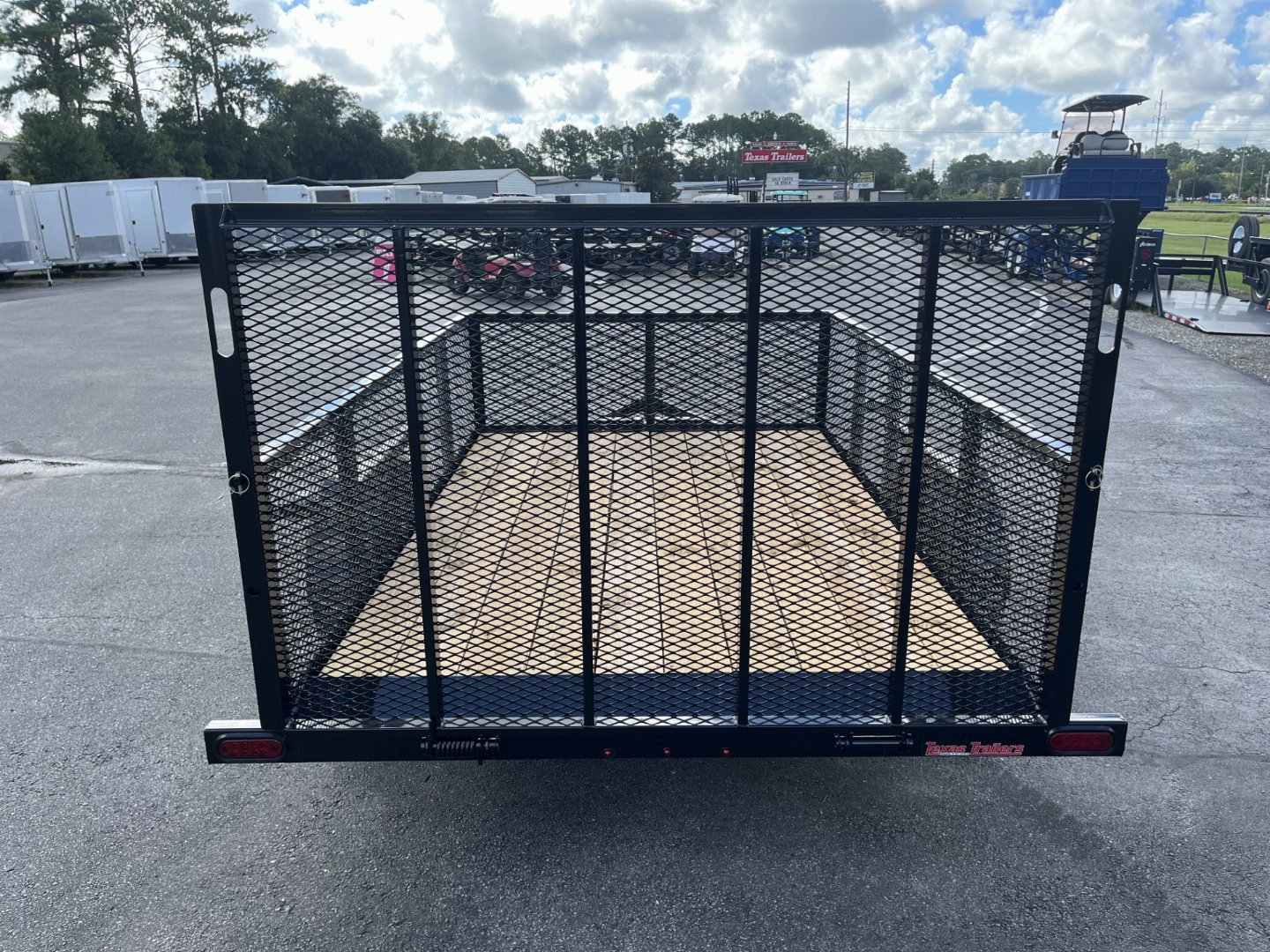 New LM61035 TEXAS TRAILERS 6'4" X 10' LAWN MAINTENANCE TRAILER