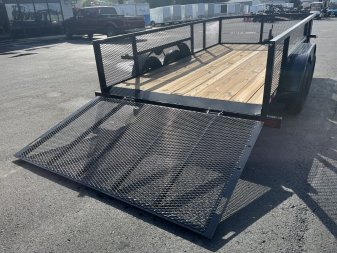 New LM61470 TEXAS TRAILERS 6'10" X 14' LAWN MAINTENANCE TRAILER