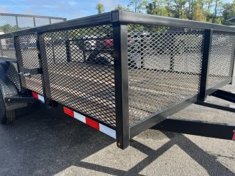 New LM61470 TEXAS TRAILERS 6'10" X 14' LAWN MAINTENANCE TRAILER