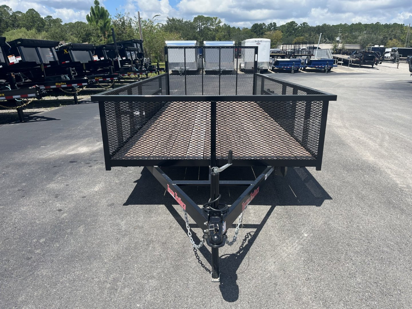 New LM61670 TEXAS TRAILERS 6'10" X 16' LAWN MAINTENANCE TRAILER
