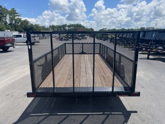 New LM61670 TEXAS TRAILERS 6'10" X 16' LAWN MAINTENANCE TRAILER