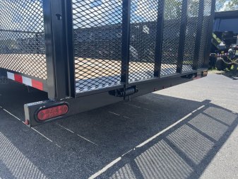 New LM61670 TEXAS TRAILERS 6'10" X 16' LAWN MAINTENANCE TRAILER