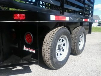 New ST1210G TEXAS TRAILERS 12' GOOSENECK STOCK TRAILER W/ OPEN BULKHEAD