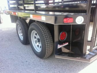 New ST1210G TEXAS TRAILERS 12' GOOSENECK STOCK TRAILER W/ OPEN BULKHEAD