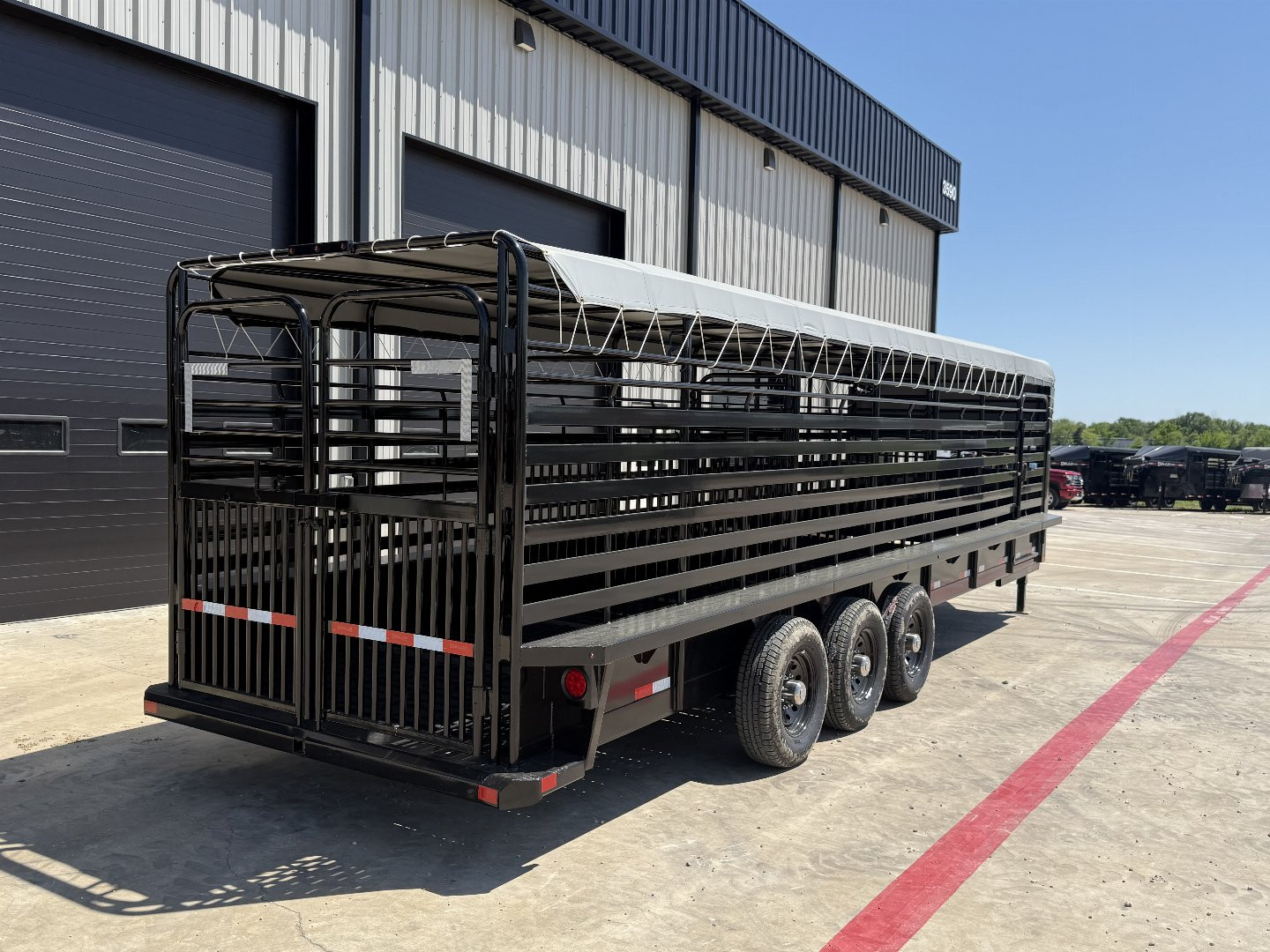 New 2025 Delco Trailers B828R73ETBK Stock / Stock Combo Trailer 39276