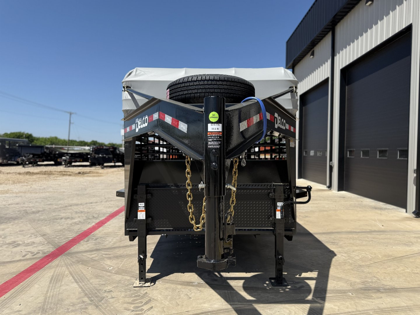New 2025 Delco Trailers B828R73ETBK Stock / Stock Combo Trailer 39276