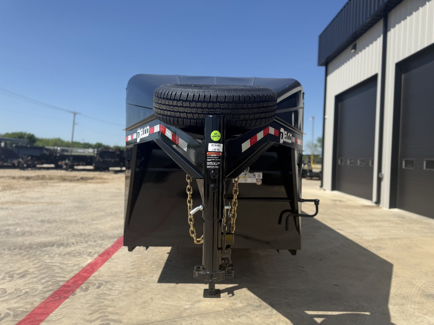 New 2025 Delco Trailers MC20 Stock / Stock Combo Trailer 39603