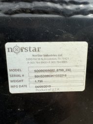 Used 2019 Norstar SD869056 Truck Bed 32216