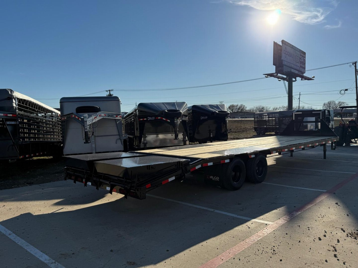 New 2025 Delco Trailers FD32 Flatbed Trailer