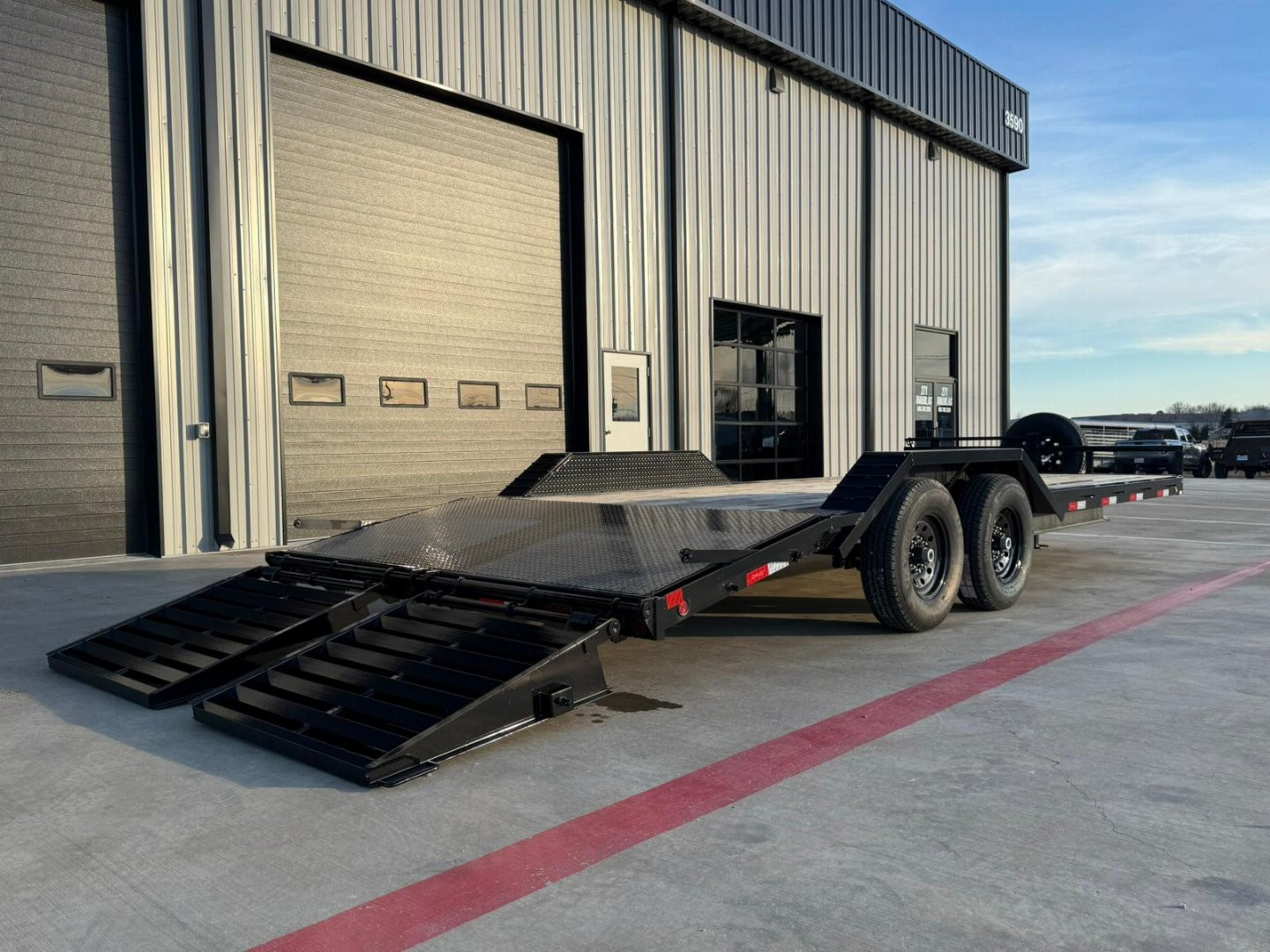 New 2025 Delco Trailers C722 Equipment Trailer