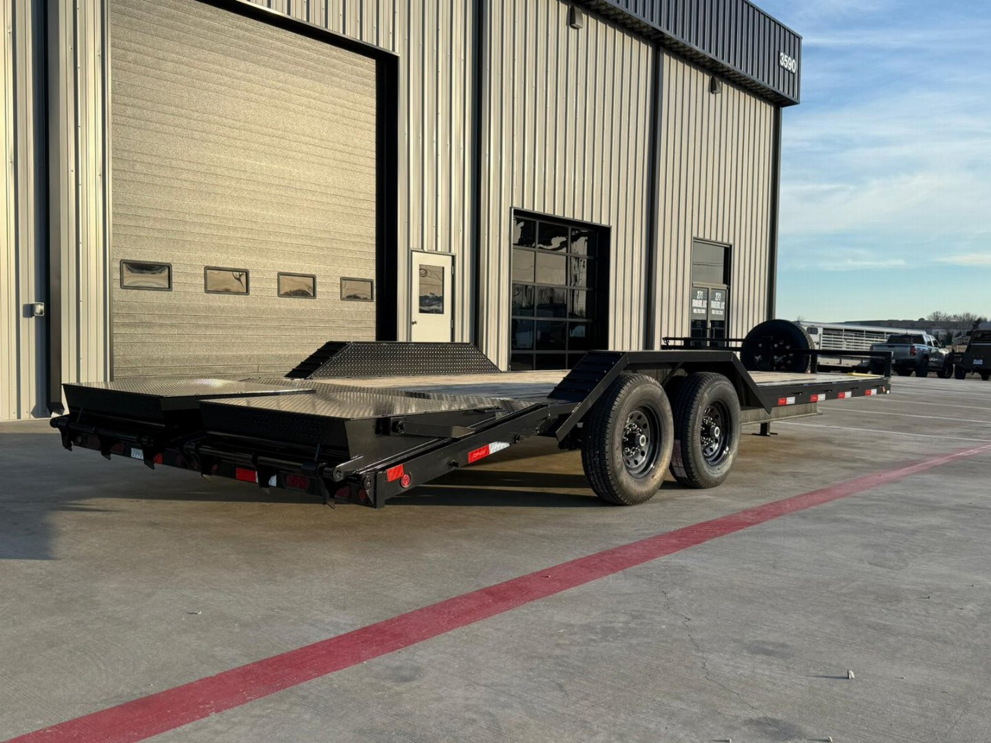 New 2025 Delco Trailers C722 Equipment Trailer