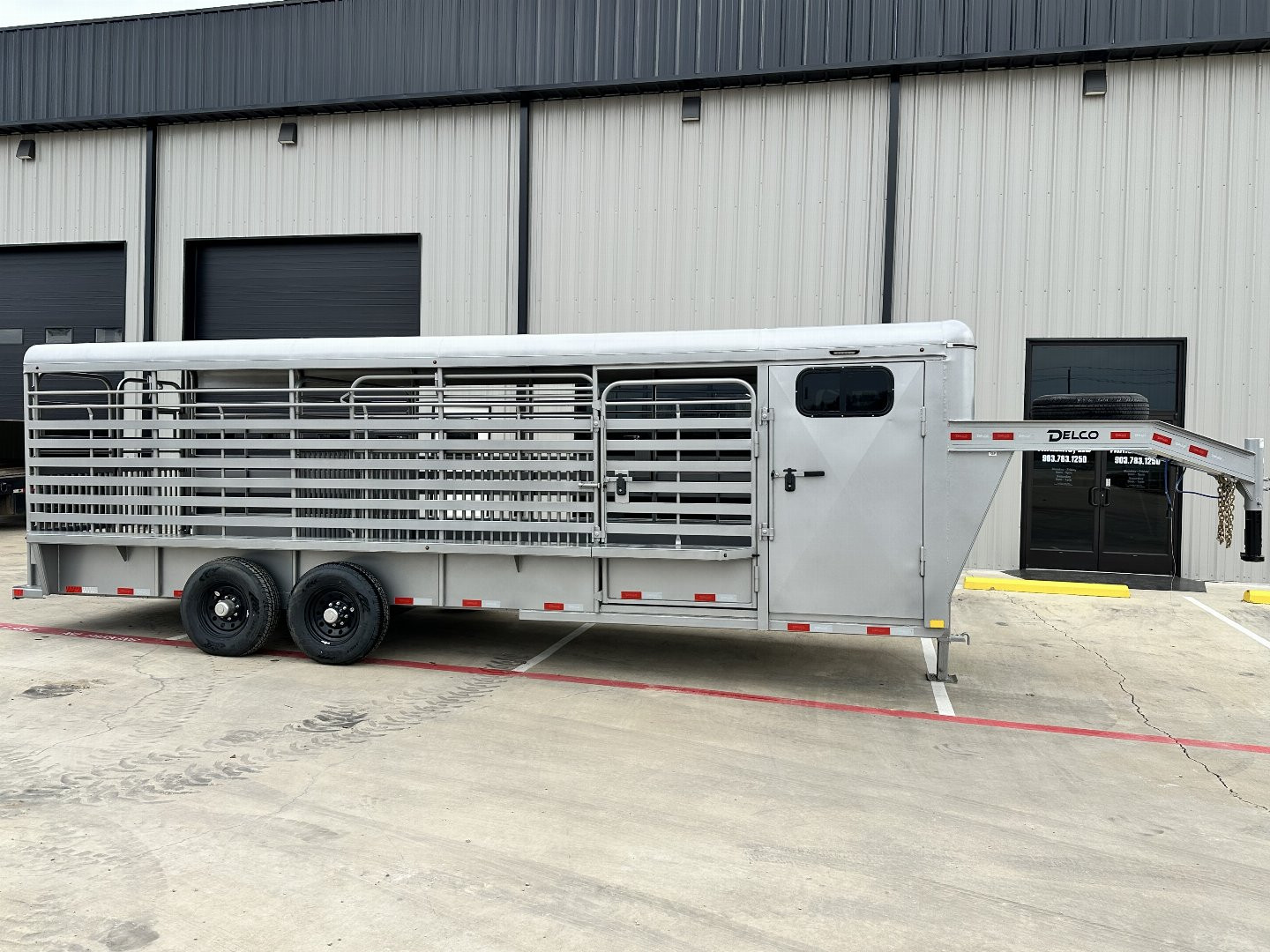 New 2024 Delco Trailers M824 Stock / Stock Combo Trailer