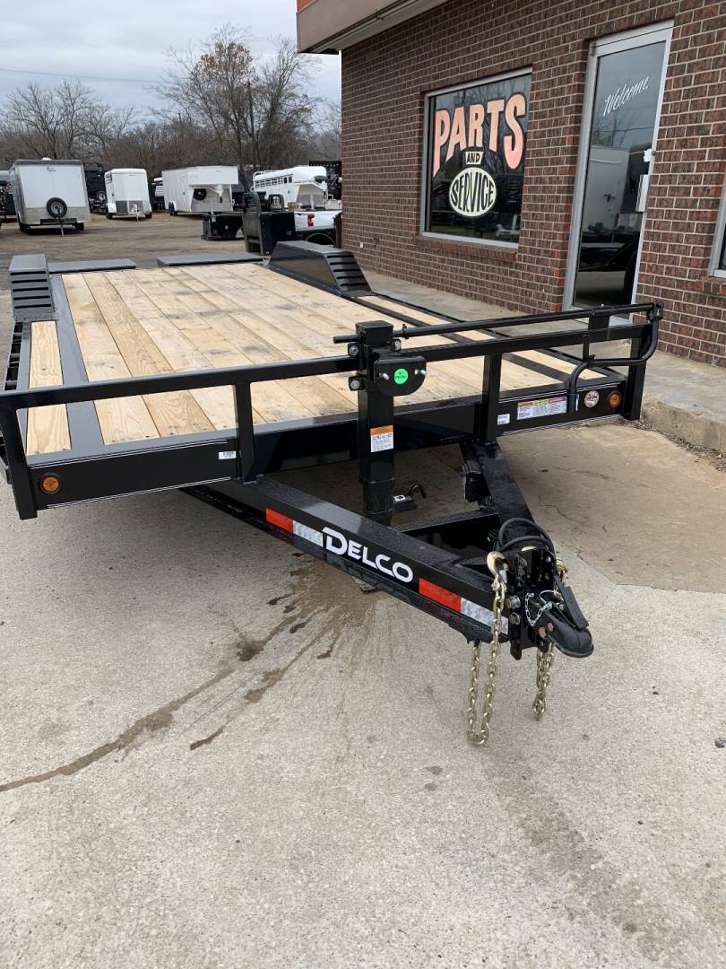 New 2024 Delco Trailers C722A72ESMK Equipment Trailer