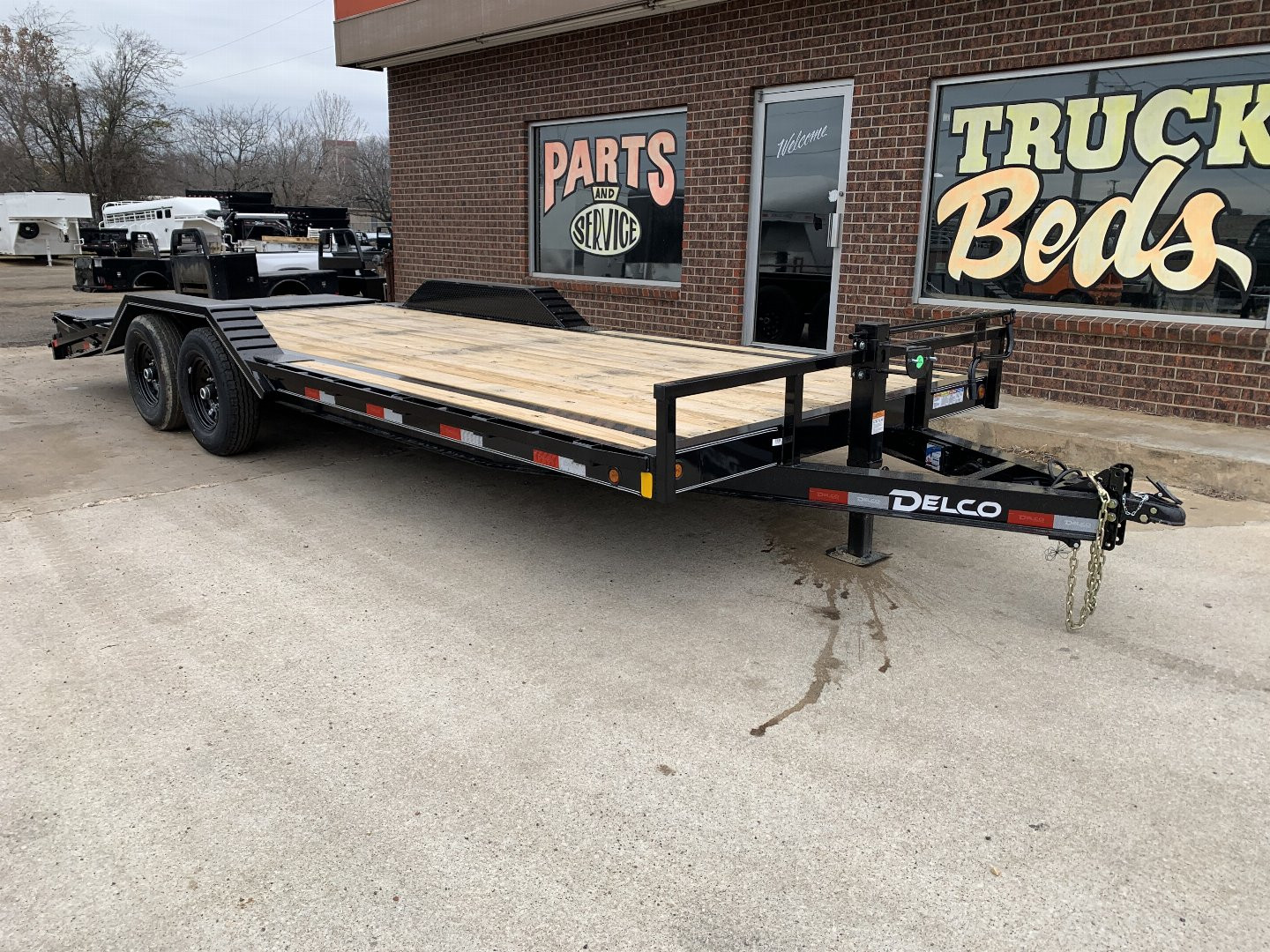 New 2024 Delco Trailers C722A72ESMK Equipment Trailer