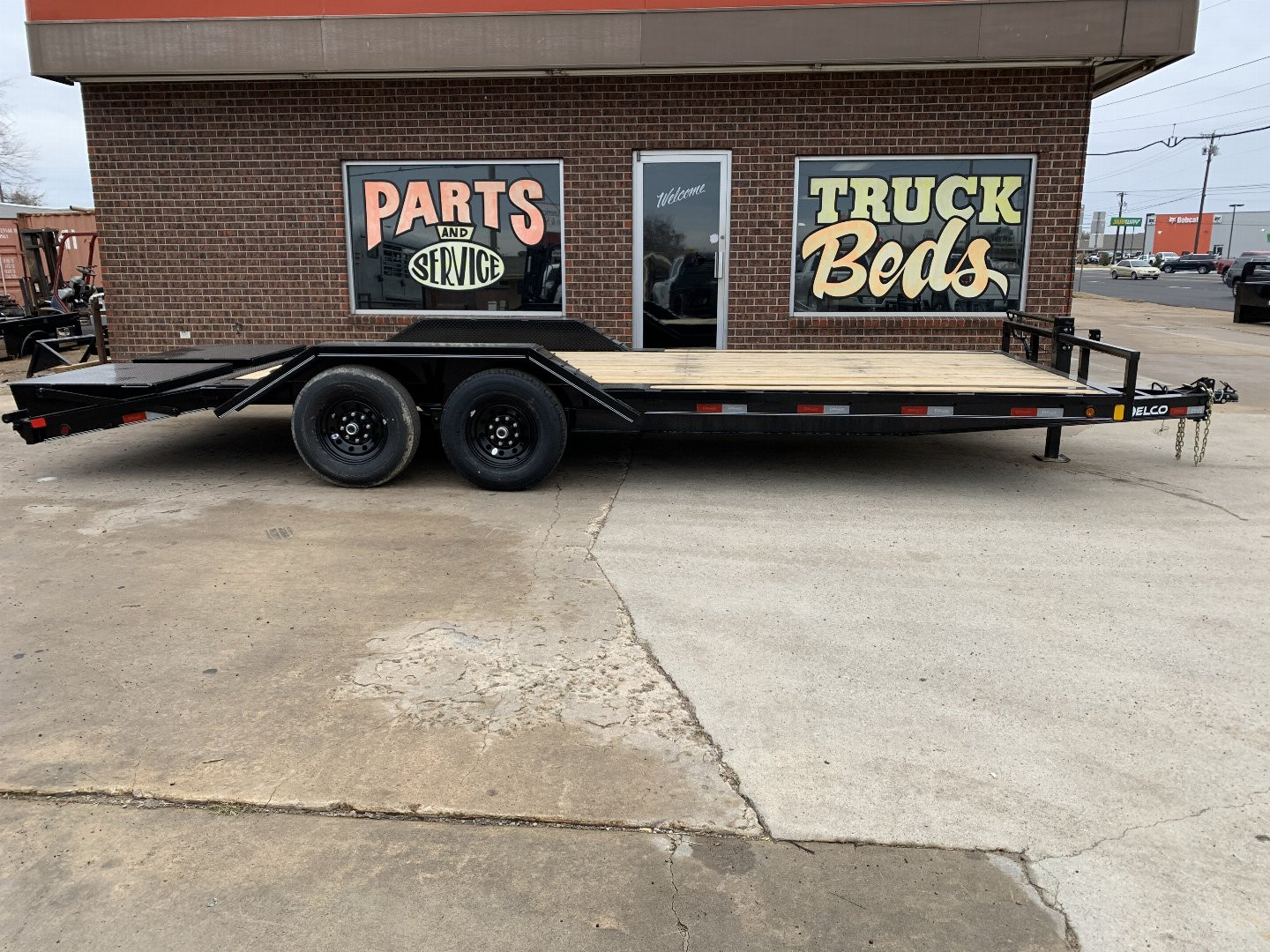 New 2024 Delco Trailers C722A72ESMK Equipment Trailer