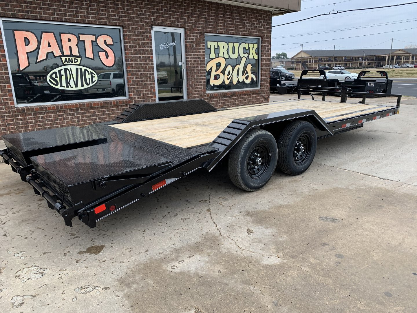 New 2024 Delco Trailers C722A72ESMK Equipment Trailer