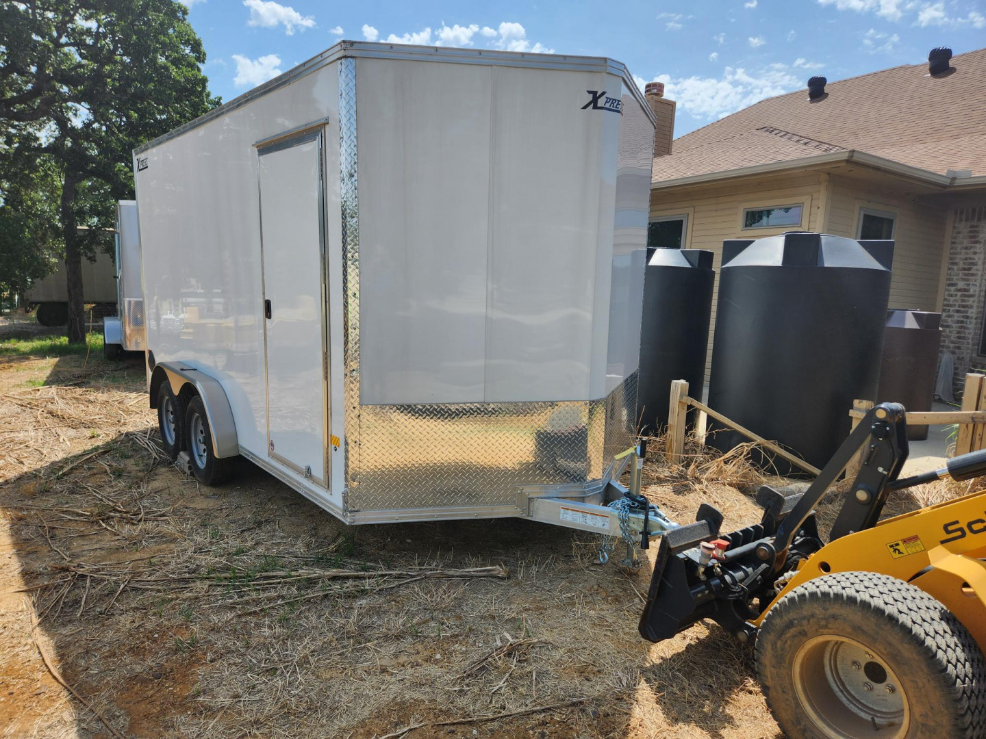 New 7.5' x 14' Aluminum Cargo TA Cargo / Enclosed Trailer