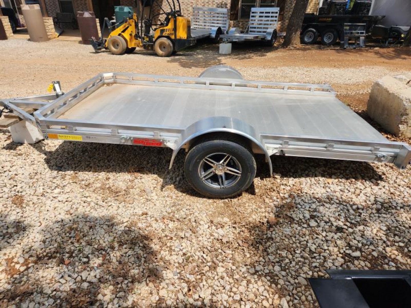 New 6.5' x 12' Aluminum Tilt Trailer