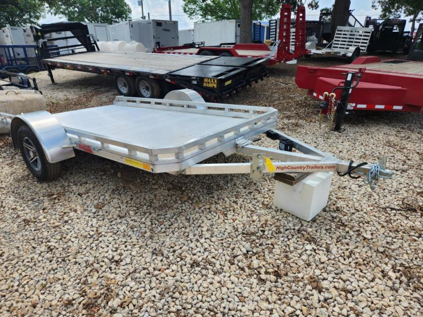 New 6.5' x 12' Aluminum Tilt Trailer